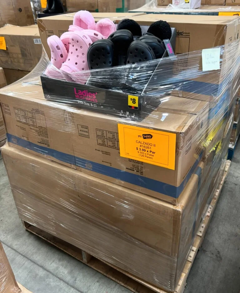 Wholesale Crocs Liquidation Pallets – 100-500+ Pairs Mixed Styles & Sizes