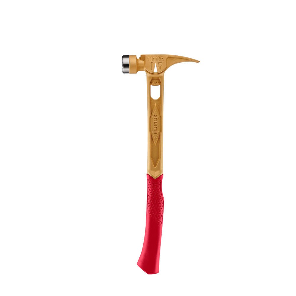 Stiletto TIBONE 15oz Limited Edition Gold Titanium Framing Hammer - Image 6