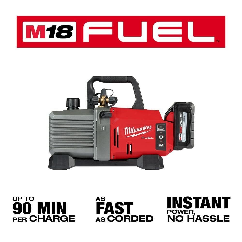 Milwaukee M18 FUEL 5 CFM Vacuum Pump Kit - Image 2