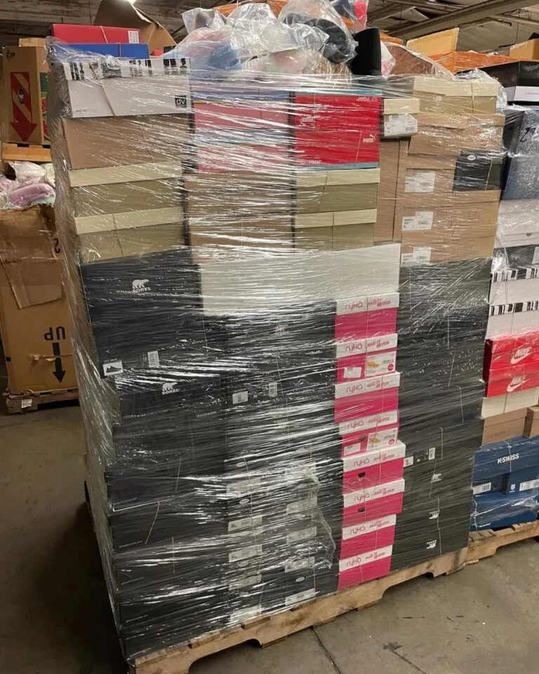 Mixed Sneakers Shoes Liquidation Pallets