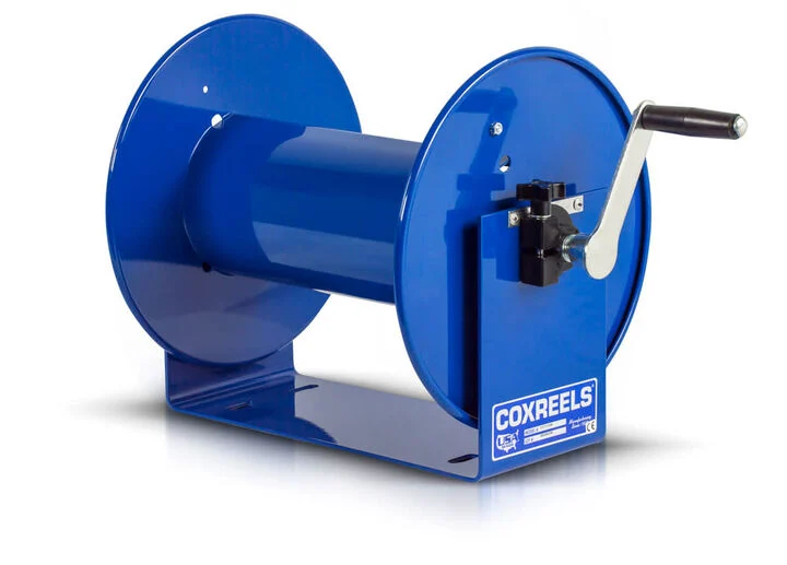 Coxreels Hand Crank Hose Reel 3/4inx100ft hose cap. 4000PSI no hose