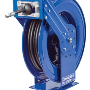 Coxreels Hose Reel Supreme Duty Spring Rewind for Air/Water/Oil 1/2in ID 75' 2500 PSI