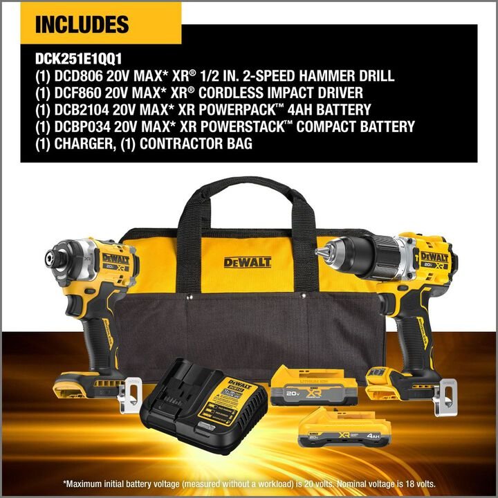 DEWALT 20V MAX Brushless 2-Tool Combo Kit - Image 4