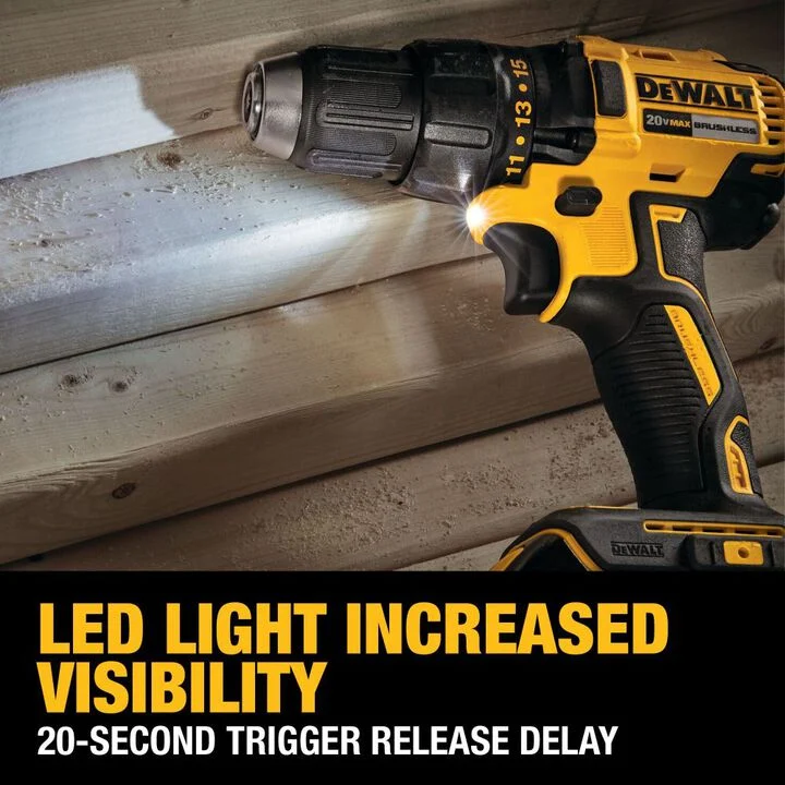 DEWALT DEWALT 20V MAX Compact Brushless Drill/Driver Kit - Image 5