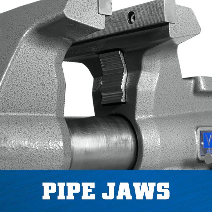 Wilton Mechanics Pro Vise 8 Jaw Width 8-1/2in Jaw Opening 360 Swivel Base - Image 3