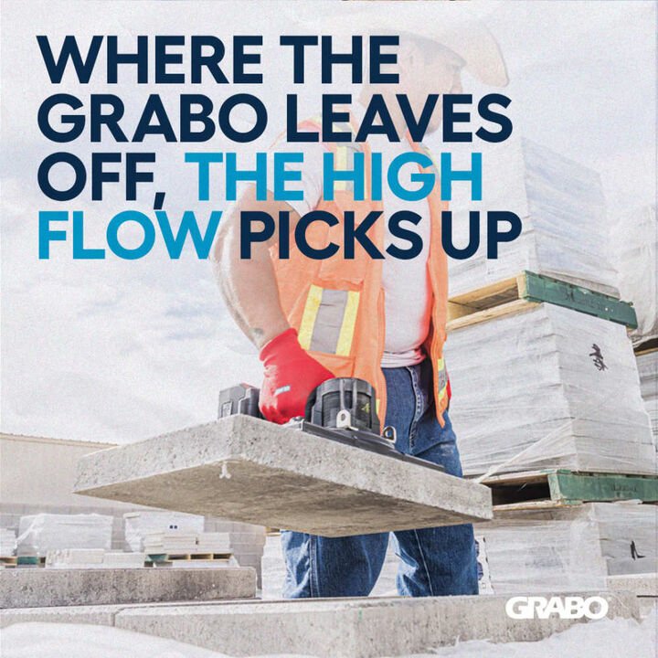 Grabo High Flow 242 Lbs Capacity Cordless Vacuum Lifter Kit - Image 2