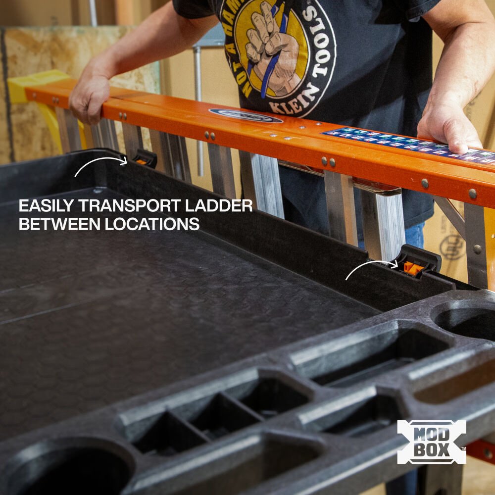 Klein Tools MODbox Utility Cart Ladder Holder - Image 4