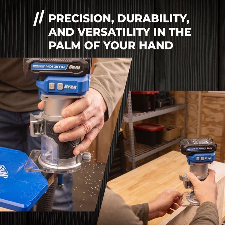 Kreg 20V Ionic Drive 1/4 Inch Trim Router (Bare Tool) - Image 2