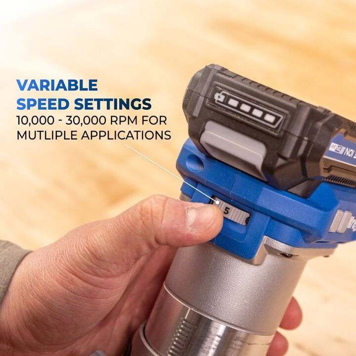 Kreg 20V Ionic Drive 1/4 Inch Trim Router (Bare Tool) - Image 3