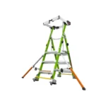 Little Giant Safety Adjustable Fortress 3-6 Ft Standard Grade ANSI IAA Step Ladder