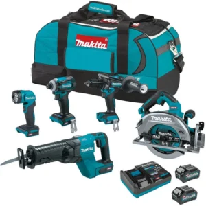 Makita 40V max XGT Brushless Cordless 5-Piece Combo Kit (4.0Ah)