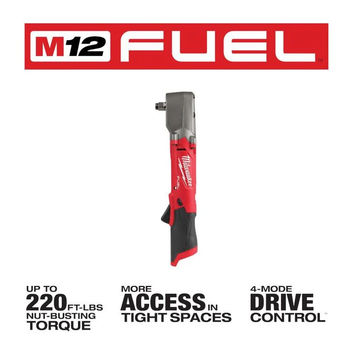 Milwaukee M12 FUEL 1/2inch Right Angle Impact Wrench (Bare Tool) - Image 2