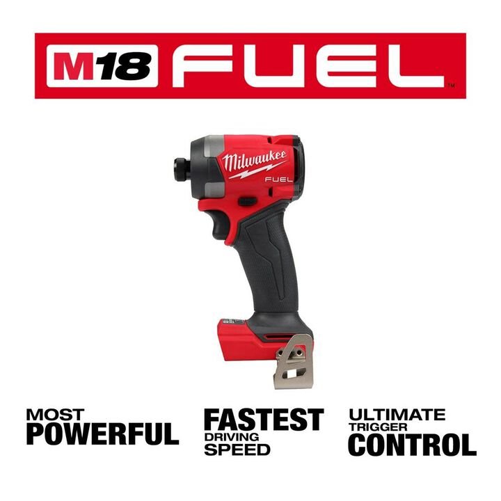 Milwaukee M18 FUEL 1/4inch Hex Impact Driver (Bare Tool) - Image 3