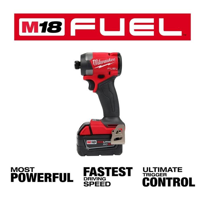 Milwaukee M18 FUEL 1/4inch Hex Impact Driver Kit - Image 3