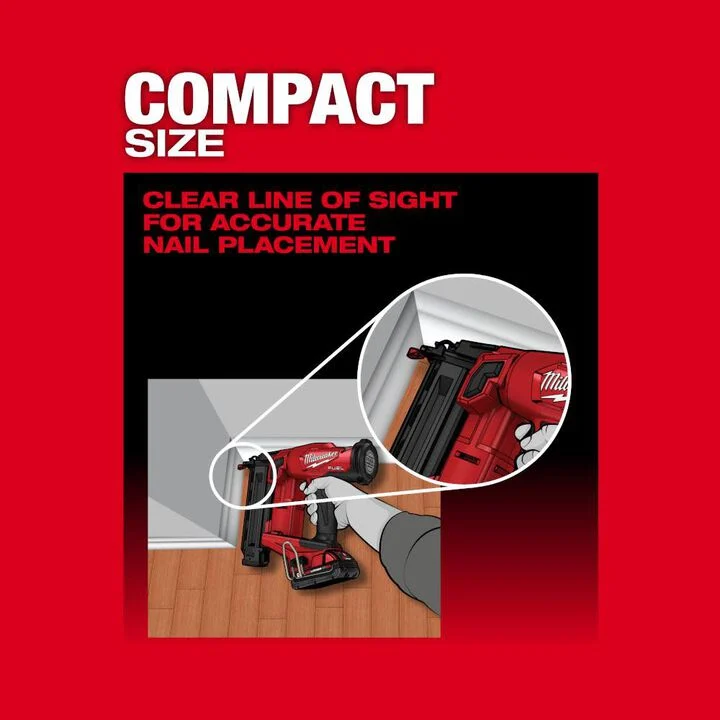 Milwaukee M18 FUEL 18 Gauge Brad Nailer Kit - Image 5