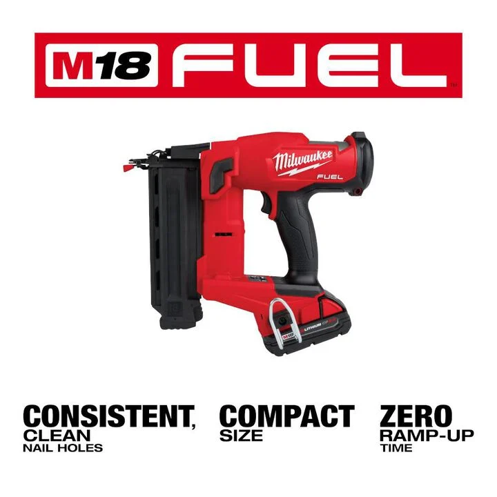 Milwaukee M18 FUEL 18 Gauge Brad Nailer Kit - Image 3