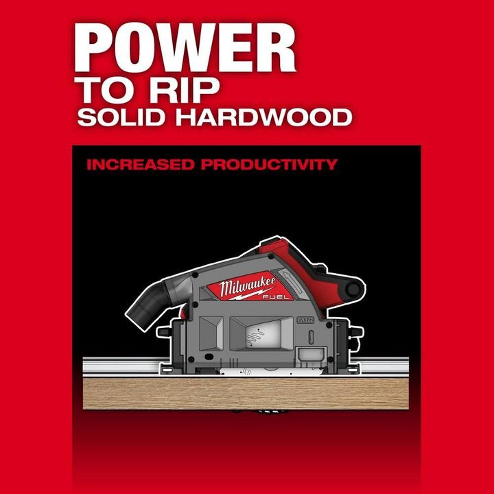 Milwaukee M18 FUEL 6 1/2 Inch Plunge Track Saw (Bare Tool) - Image 3
