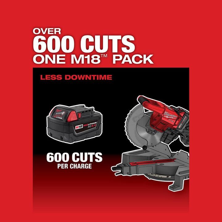 Milwaukee M18 FUEL 7-1/4 in. Dual Bevel Sliding Compound Miter Saw (Bare Tool) - Image 5