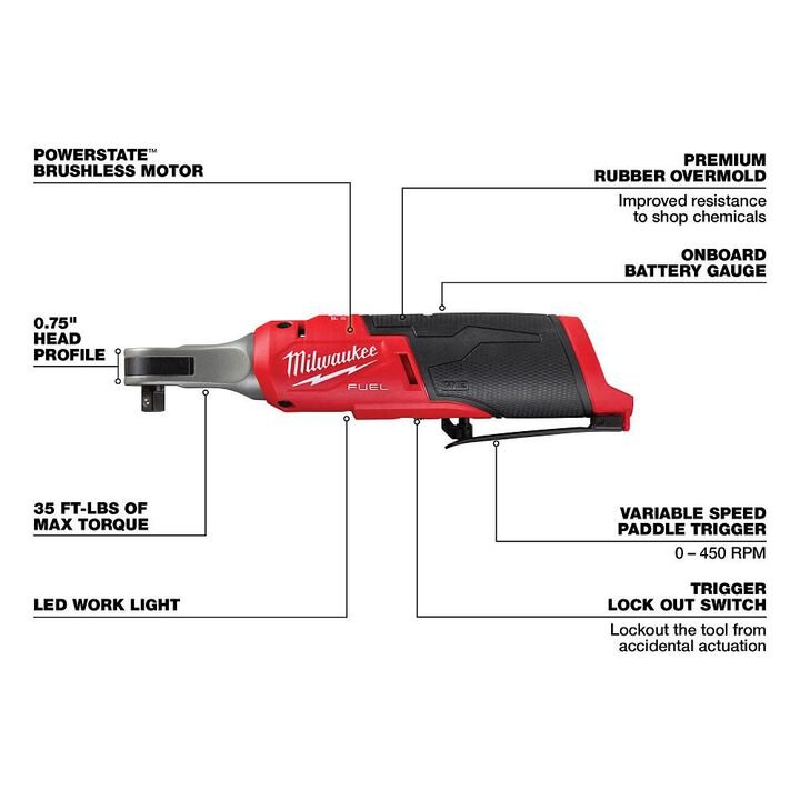 Milwaukee M18 FUEL & M12 FUEL 2 Tool Combo Kit - Image 6