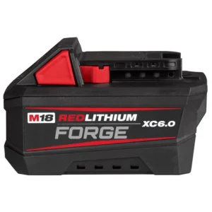 Milwaukee M18 REDLITHIUM FORGE XC 18V 6Ah Lithium Ion Power Tool Battery Pack with Fuel Indicator
