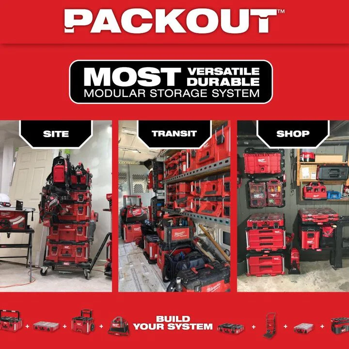 Milwaukee PACKOUT 2-Wheel Cart - Image 4