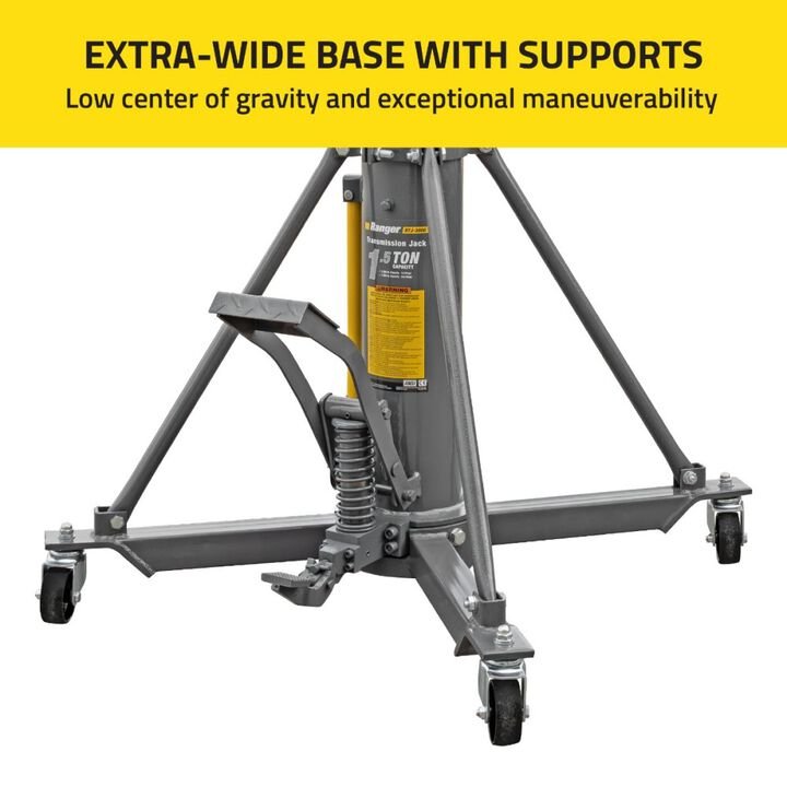 Ranger RTJ-3000 1.5-Ton Telescoping Transmission Jack - Image 2