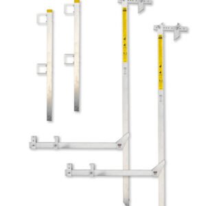 Wall Walker Hanging Scaffold 8' with Guard-rail Posts