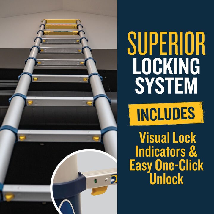 Werner 15 Ft. Telescoping Ladder Type IA - Image 4