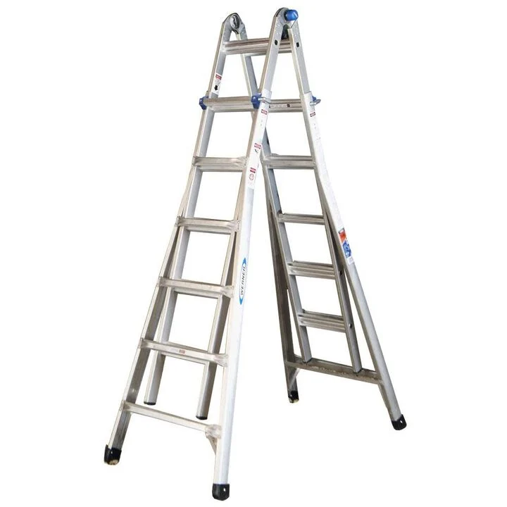 Werner 26-ft Aluminum 300-lb Telescoping Type IA Multi-Position Ladder