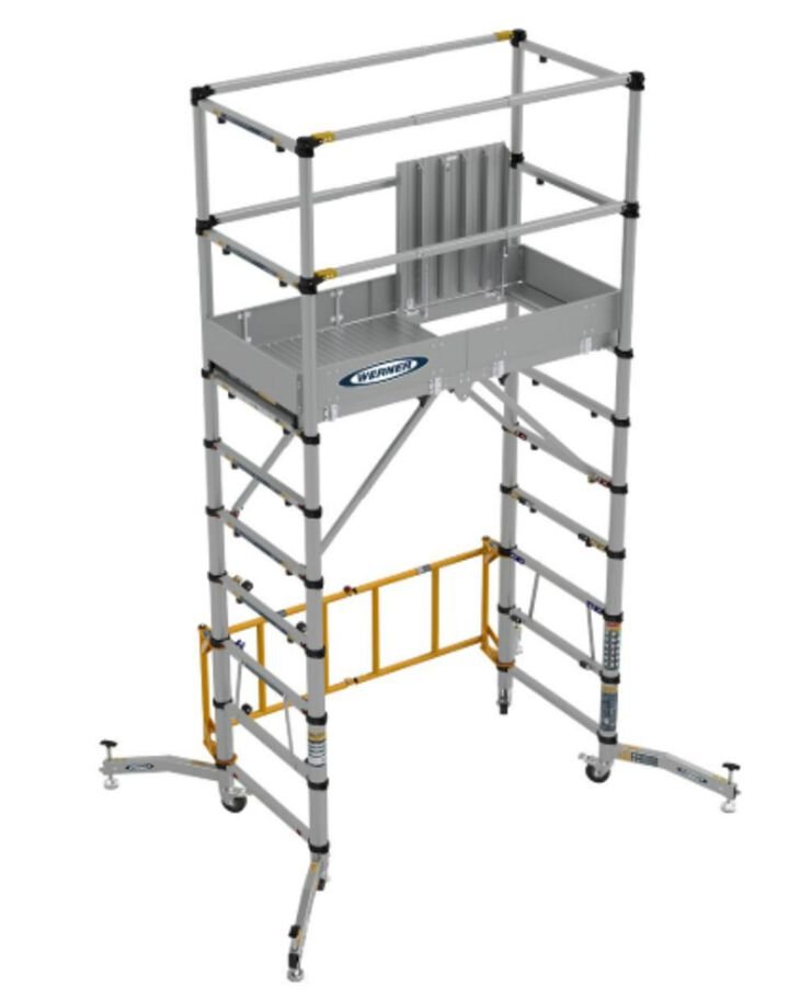 Werner 6 Ft Aluminum Telescoping Scaffold - Image 3