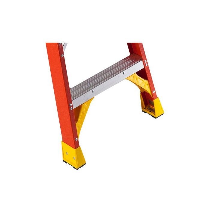 Werner 6-ft Fiberglass 300-lb Type IA Twin-Step Ladder - Image 2